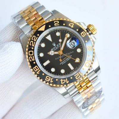 Clean Factory Rolex GMT-Master II 3285 Black Face Watch